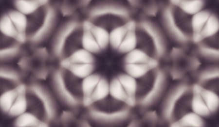 Abstract seamless pattern with kaleidoscope. Symmetric patterns of reflections of figures. Optical illusion of space distortion.のイラスト素材