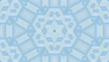 Abstract vector seamless pattern. Simple geometric shapes.