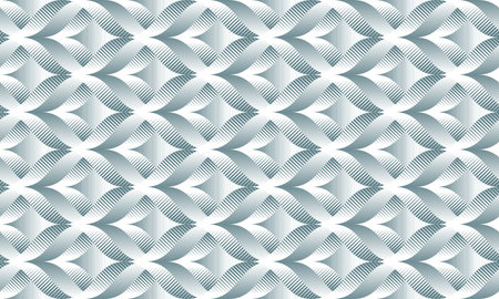 Waves seamless pattern with geometric texture. Optical illusion of volume. Pattern for fabrics and...