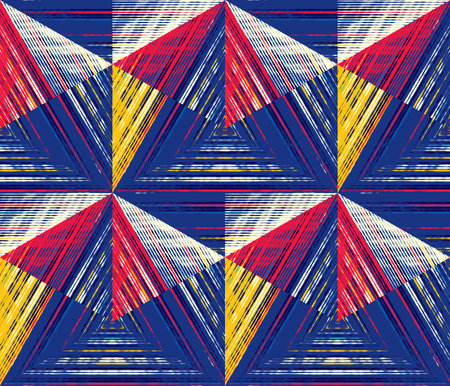 Abstract seamless pattern of many lines. Geometric texture.