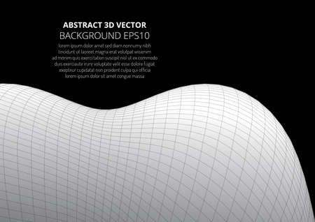 Abstract geometric background. Optical illusion of the material surface.のイラスト素材