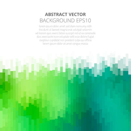 Abstract background with a bright and fresh geometric pattern. Many shades of green.のイラスト素材