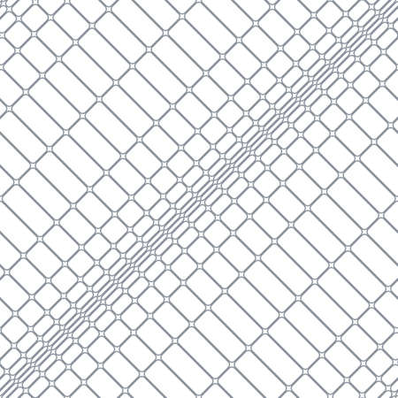 Abstract pattern of lines and dots. The movement of geometric shapes diagonally and upwards.のイラスト素材