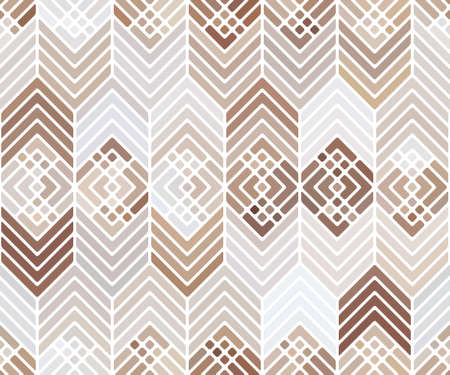 Abstract seamless pattern with figures and lines.のイラスト素材