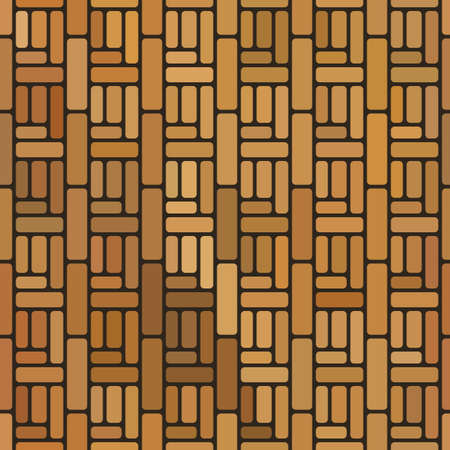 Bright abstract dynamic seamless pattern of shapesのイラスト素材