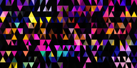 Dark bright, multicolor and rainbow vector image