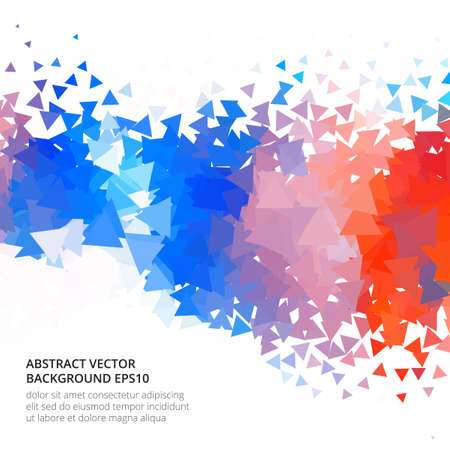 Abstract bright image with texture of triangles.のイラスト素材