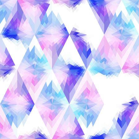 A seamless bright pattern. White, pink, purple.のイラスト素材