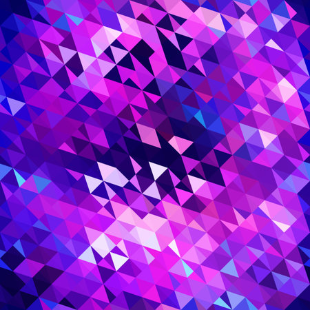 Abstract image with texture of light, triangles.