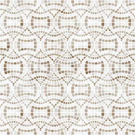 Pattern of vector mosaic in the oriental style.のイラスト素材