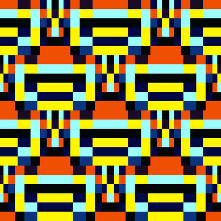 Pattern in the style of old gamesのイラスト素材