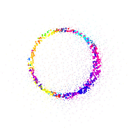 Bright abstract image in a modern style.のイラスト素材