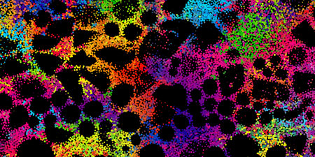 Bright abstract image in a modern style.