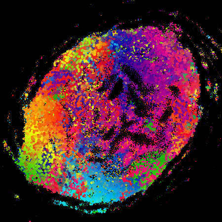 Bright abstract image in a modern style.のイラスト素材