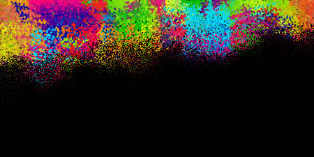 Bright abstract image in a modern style.