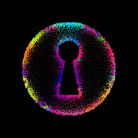 Bright abstract image in a modern style.のイラスト素材