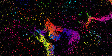 Bright abstract image in a modern style.