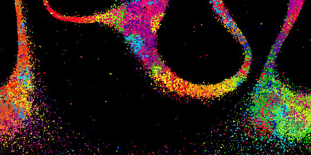 Bright abstract image in a modern style.のイラスト素材