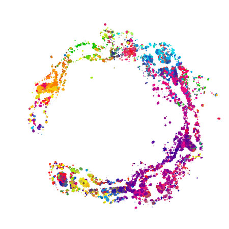 Bright abstract image in a modern style.のイラスト素材