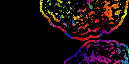 Bright abstract image in a modern style.のイラスト素材