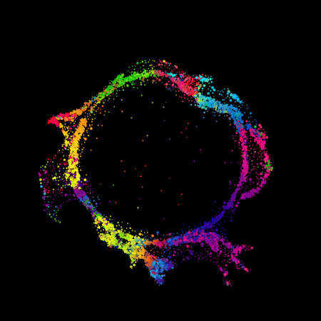 Bright abstract image in a modern style.のイラスト素材