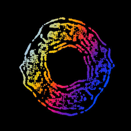 Bright abstract image in a modern style.のイラスト素材