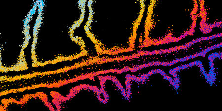 Bright abstract image in a modern style.