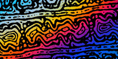 Bright abstract image in a modern style.