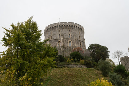 Windsor Castle in late Octoberのeditorial素材