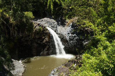 Falls of Makahiku, Pipiwai Trail, Maui, Hawaii