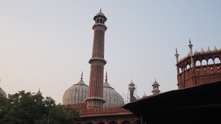 Humayun's Tomb in Delhi, India. Humayun's Tomb is a mausoleum located in Delhi, India.の写真素材
