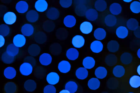 Blue lights background varying degrees of brightnessの写真素材