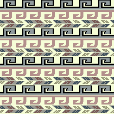 Seamless tribal pattern saved in swatches.のイラスト素材