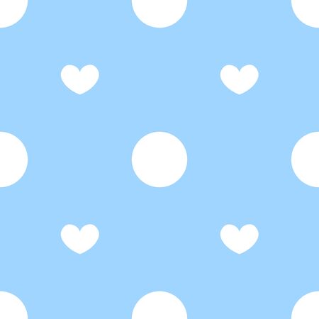 Repeats the picture of the heart, heart background. It used to design greeting cards, stationery, fabric prints, posters and bannersのイラスト素材