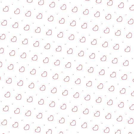 Repeats the picture of the heart, heart background. It used to design greeting cards, stationery, fabric prints, posters and bannersのイラスト素材