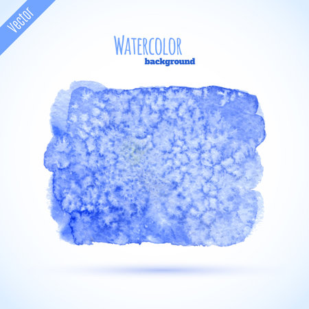 Watercolor winter background with snowflakesのイラスト素材