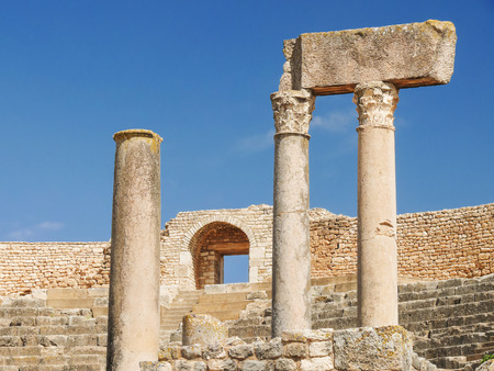Dougga, Roman Ruins.の写真素材