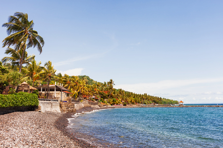Sea coast, south east part of Bali island. Indonesia.の写真素材