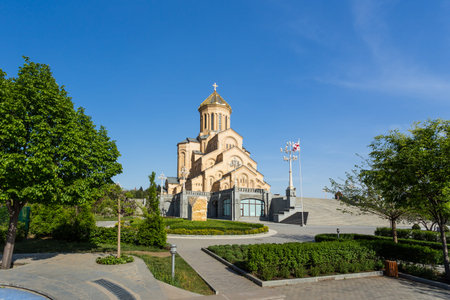 Holy Trinity Cathedral of Tbilisi (commonly known as Sameba), Georgia country.