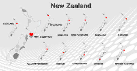 new zealandのイラスト素材