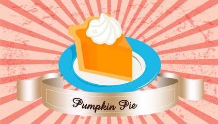 pumpkin pieのイラスト素材