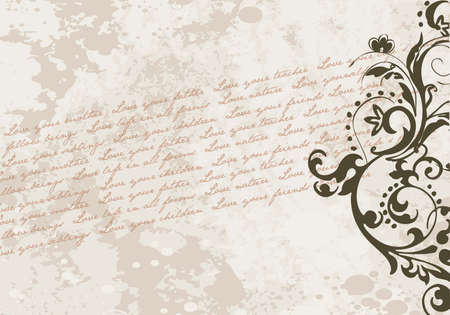 Floral backgroundのイラスト素材