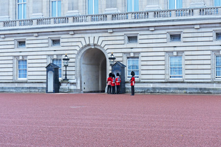London, September 2011- Change of Guard in front of the Buckingham Palace
