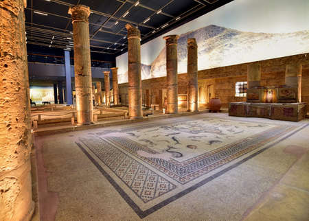 Zeugma Mosaic Museum in Gaziantep, Turkeyのeditorial素材