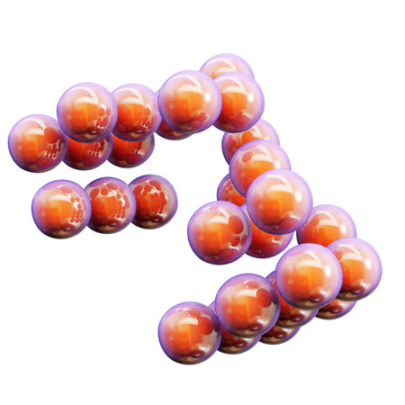 Abstract sphere structure isolated on white background. 3d renderingの写真素材