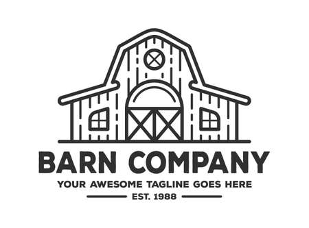Barn wood design. vintage vectorのイラスト素材