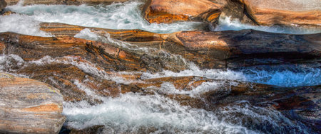 Verzasca River landscape at Levertazzo, Ticino, Switzerland