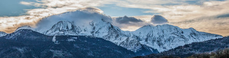 View of Mont Blanc, France