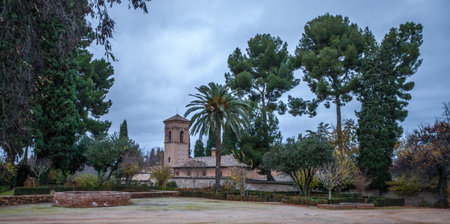 December 15th 2012. Alhambra, Spain. Alhambra Garden In Winter