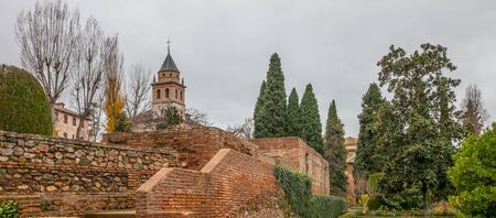 December 15th 2012. Alhambra, Granada, Spain.  Church of Santa Maria de la Encarnacion of the Alhambra, Granada, Spainのeditorial素材